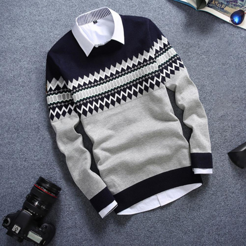 Suéter Masculino Blusa Social/Esporte Fino- Confort Premium